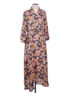 NWOT J McLaughlin Mollie Dress with Multi-Color Spiral Print size Small